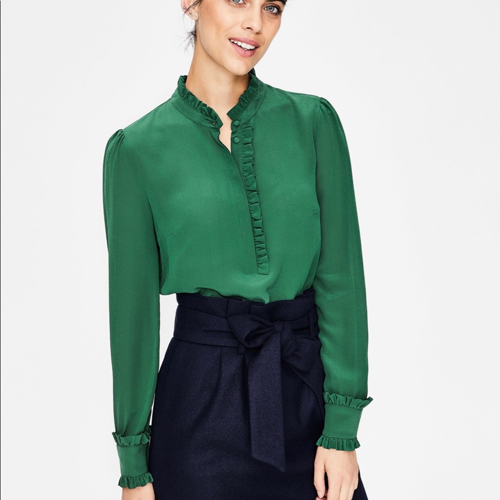 Boden Romaine Silk Blouse